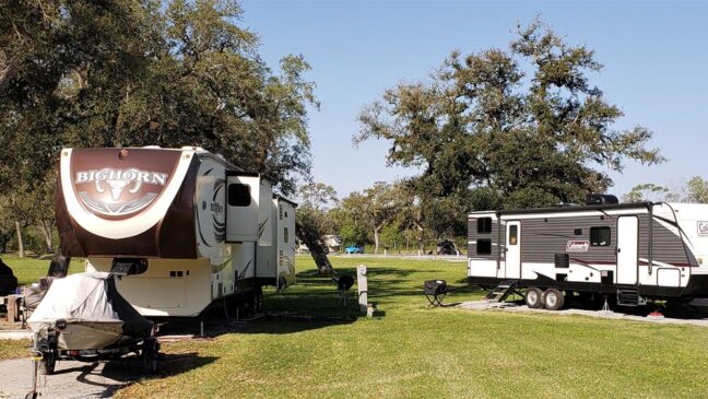 RV Campers Parked at RJourney
