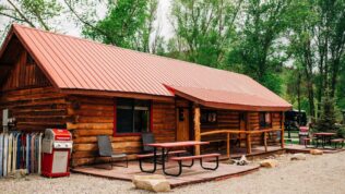 Cabin rental at Dolores River RV Resort