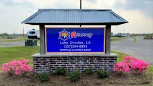 Lake Charles RV Resort in Iowa LA Location Image