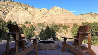 Scenic mountain views at Bryce Canyon RV Resort