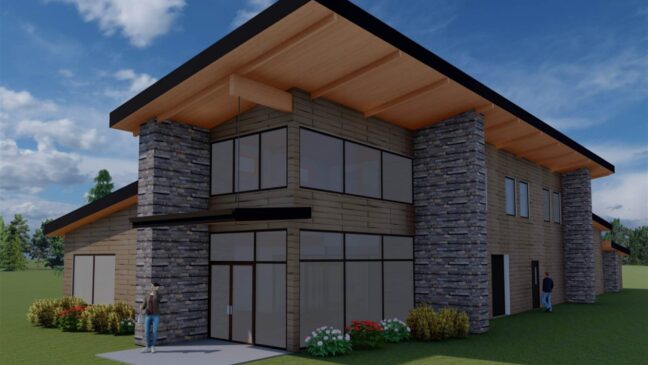 Building rendering at Klamath Falls RV Resort