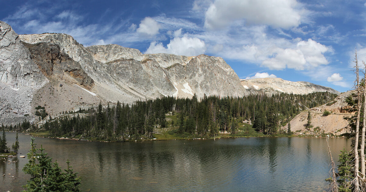 Snowy Mountain Range Panorama, Medicine Bow National Forest, WY