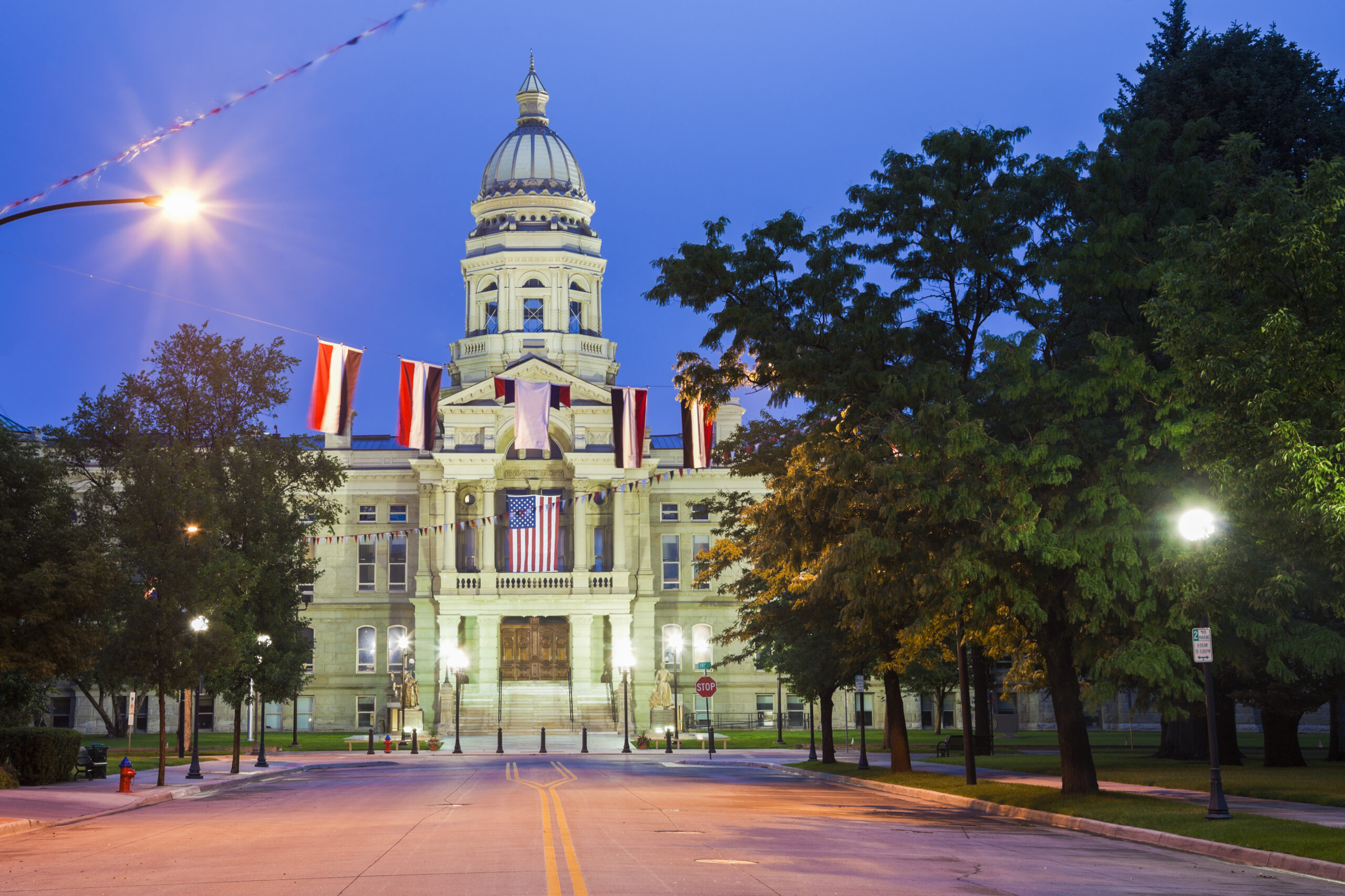 Cheyenne, Wyoming - State Capitol Building. Cheyenne, Wyoming, USA.