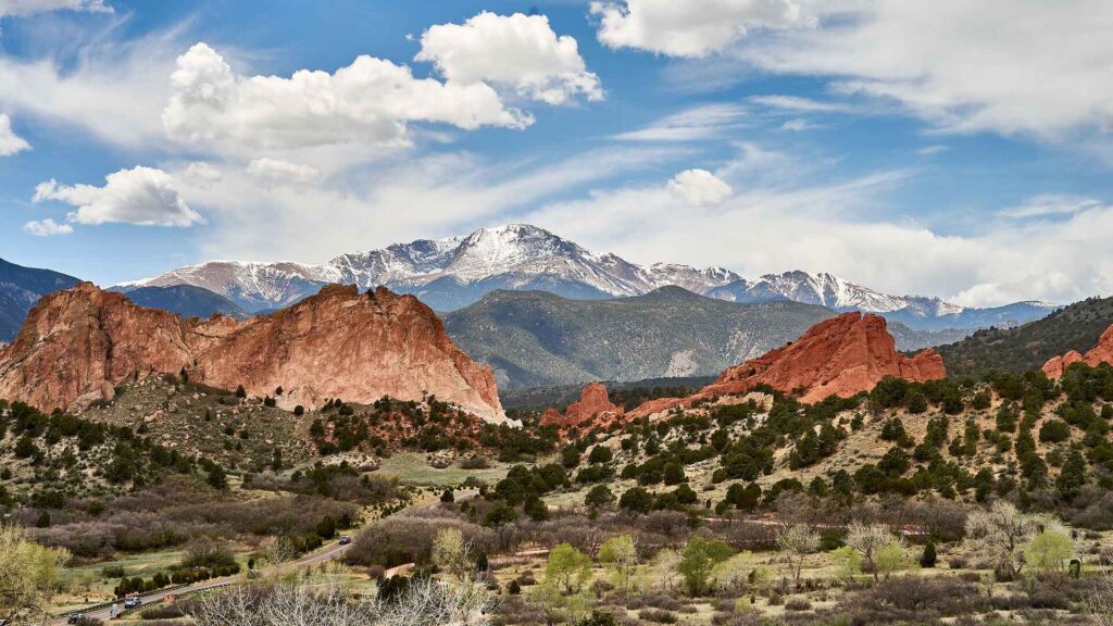 A mountain view of Colorado