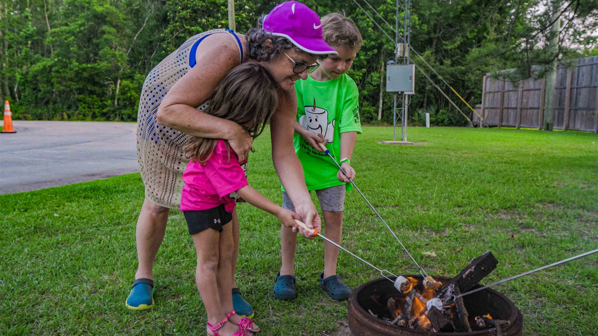 Campground views at Lakeside RV Campground in Livingston, LA