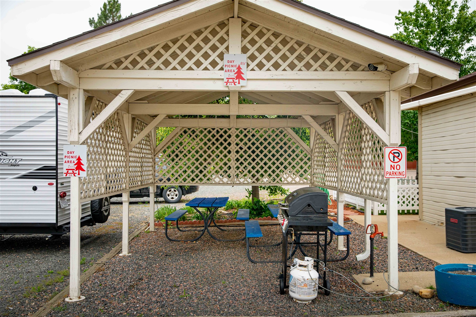 RV sites at Applewood RV Resort in Denver, CO