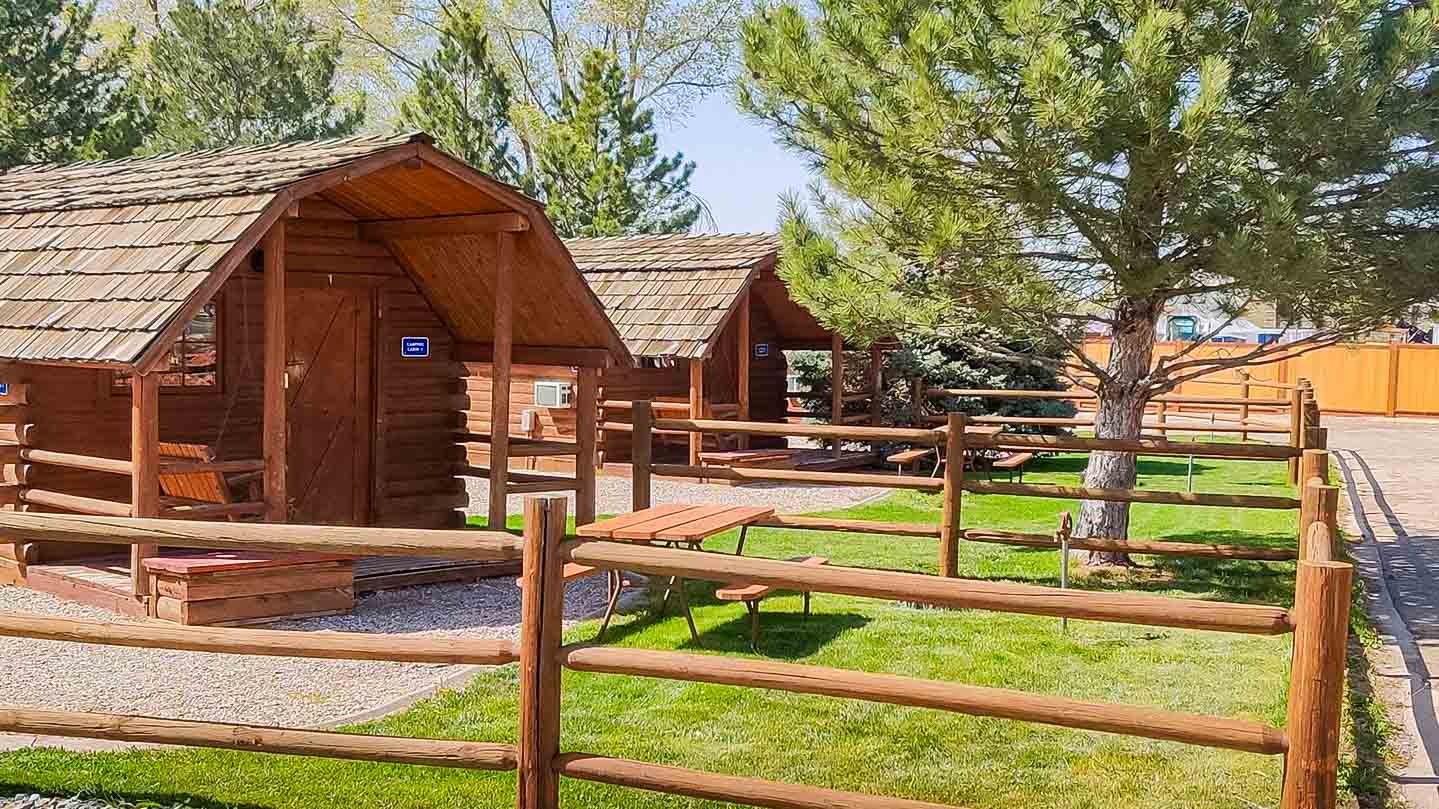 RV sites at Cedar City RV Resort in Cedar City, UT
