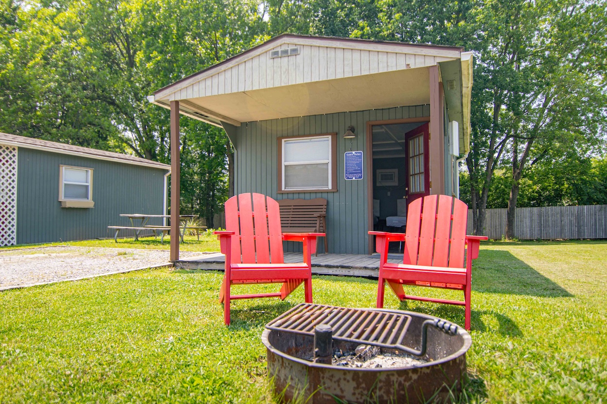 RV sites at Clarksville RV Resort in Clarksville, TN