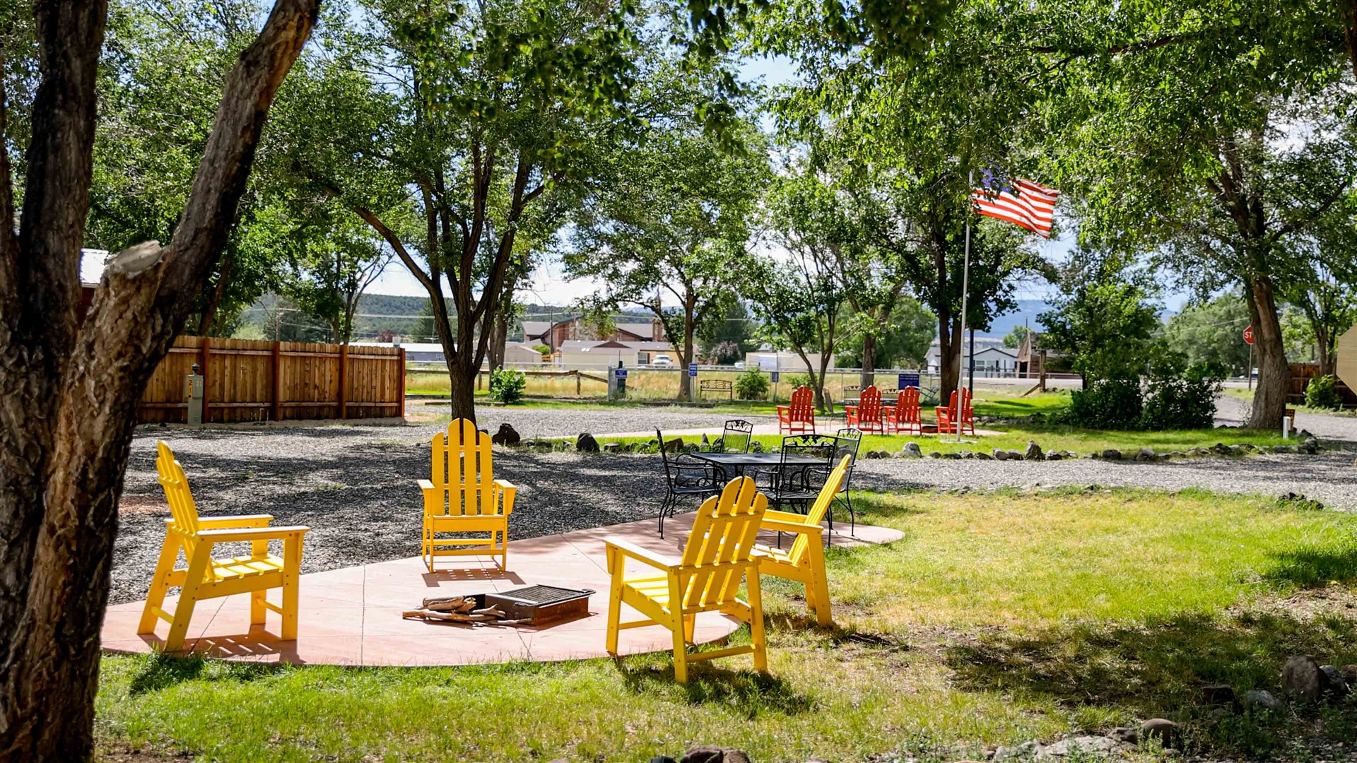 Full-hookup pull-through RV sites at Dixie Forest RV Resort on US-89 in Panguitch, Utah