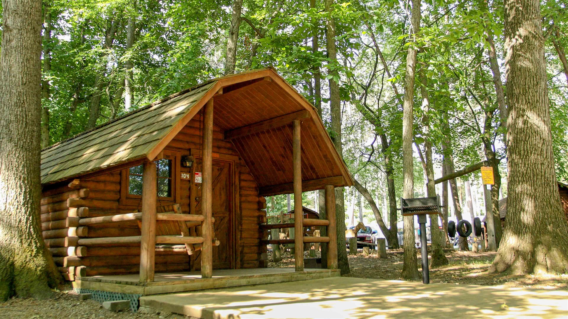 RV sites at Elkhart RV Resort in Granger, IN